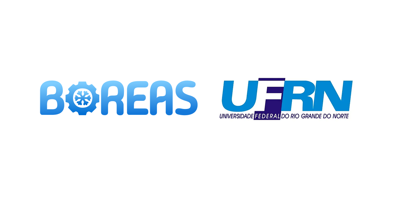 Logotipos do projeto Boreas e da UFRN
